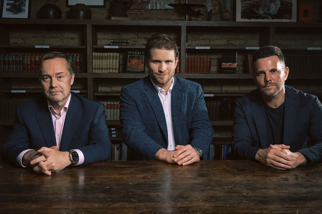 Photo of Jason Calacanis & Dave Rubin & Joe Lonsdale